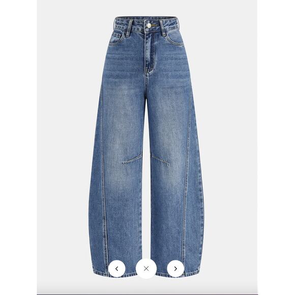 Commense Denim - Commense Denim Curved-Leg Jeans Sz M